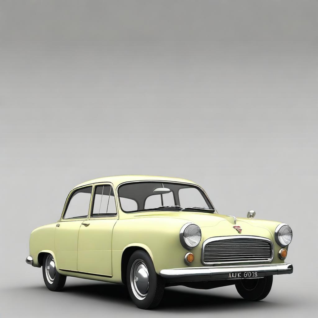 Generate an image of a 1960 Austin A40