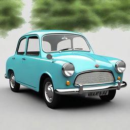 Generate an image of a 1960 Austin A40