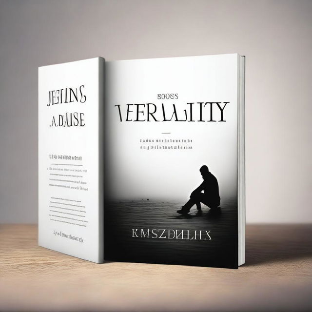 Create a book cover for a memoir titled 'Feelings of Unreality'