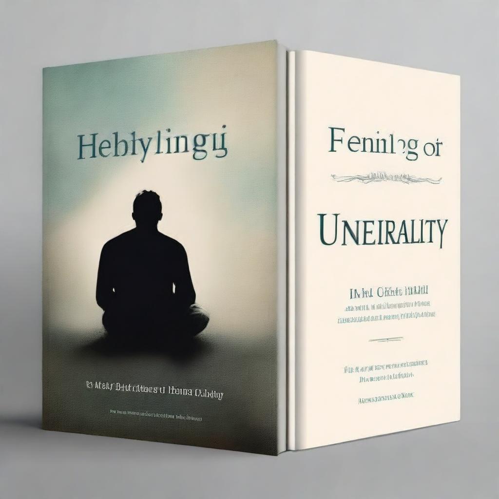 Create a book cover for a memoir titled 'Feelings of Unreality'