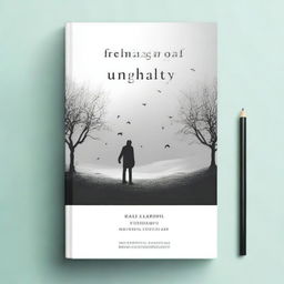 Create a book cover for a memoir titled 'Feelings of Unreality'