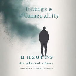 Create a book cover for a memoir titled 'Feelings of Unreality'