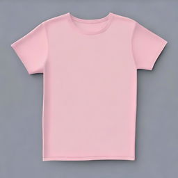 Generate an image of a plain, simple T-shirt with no specific design or pattern.