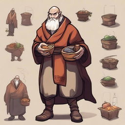 Generate an image of a shift vendor in the art style of Dungeons and Dragons