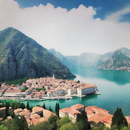 Create an image showcasing 10 things to do in Kotor, Montenegro