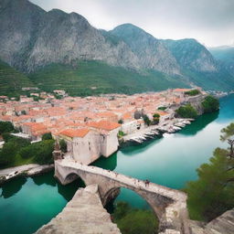 Create an image showcasing 10 things to do in Kotor, Montenegro