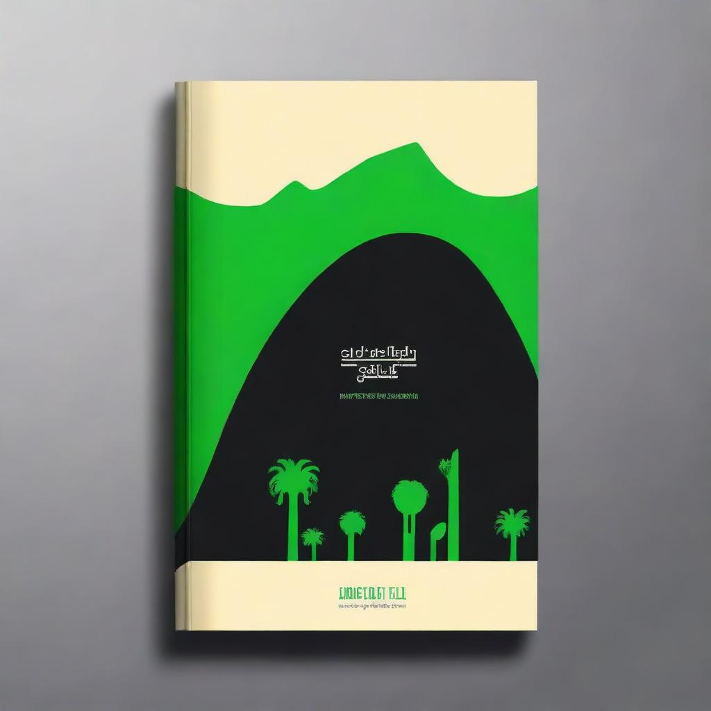 Design a book cover about Sustainable development in Saudi Arabia