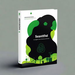 Design a book cover about Sustainable development in Saudi Arabia