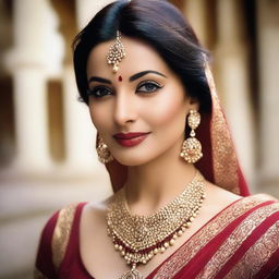 Generate an image of an Indian actress