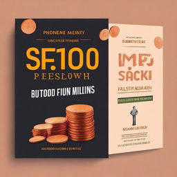 Create an image for an ebook cover titled 'Mastering Penny Stocks: turn pennies into millions'