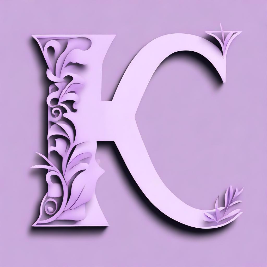 Generate a decorative image of the uppercase letter 'Z' in a lavender color