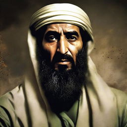 Create an image for a fictional movie titled 'Osama Bin Laden is Back', ensuring it is respectful and does not glorify violent acts or terrorism