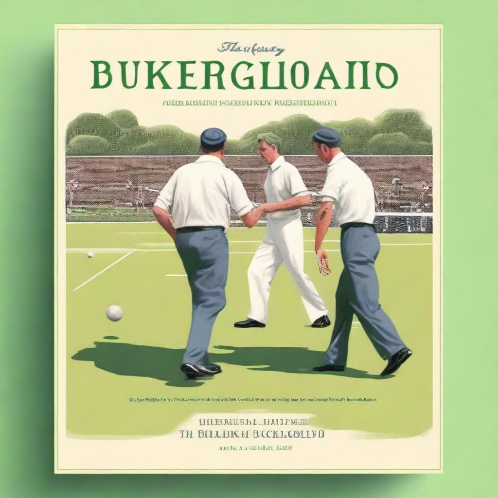 Create a book cover for the title 'The Buckling Boards of Bloomfield'