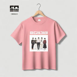 Design a varsity crew neck style t-shirt graphic inspired by BTS's album 'So 4 More'