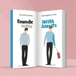 Design a book cover featuring a couple who are 'enemies with benefits'