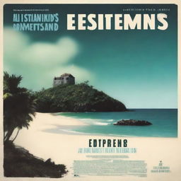 Generate a movie poster for a film titled: 'Epstein's Island'