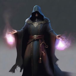 Generate an image of a Bhaalspawn wild magic sorcerer