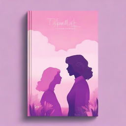 Generate an aesthetic sapphic coming of age concept book cover