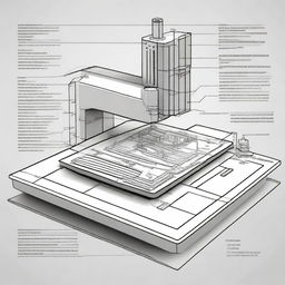 Generate an image that represents a comprehensive report about Computer Numerical Control (CNC)