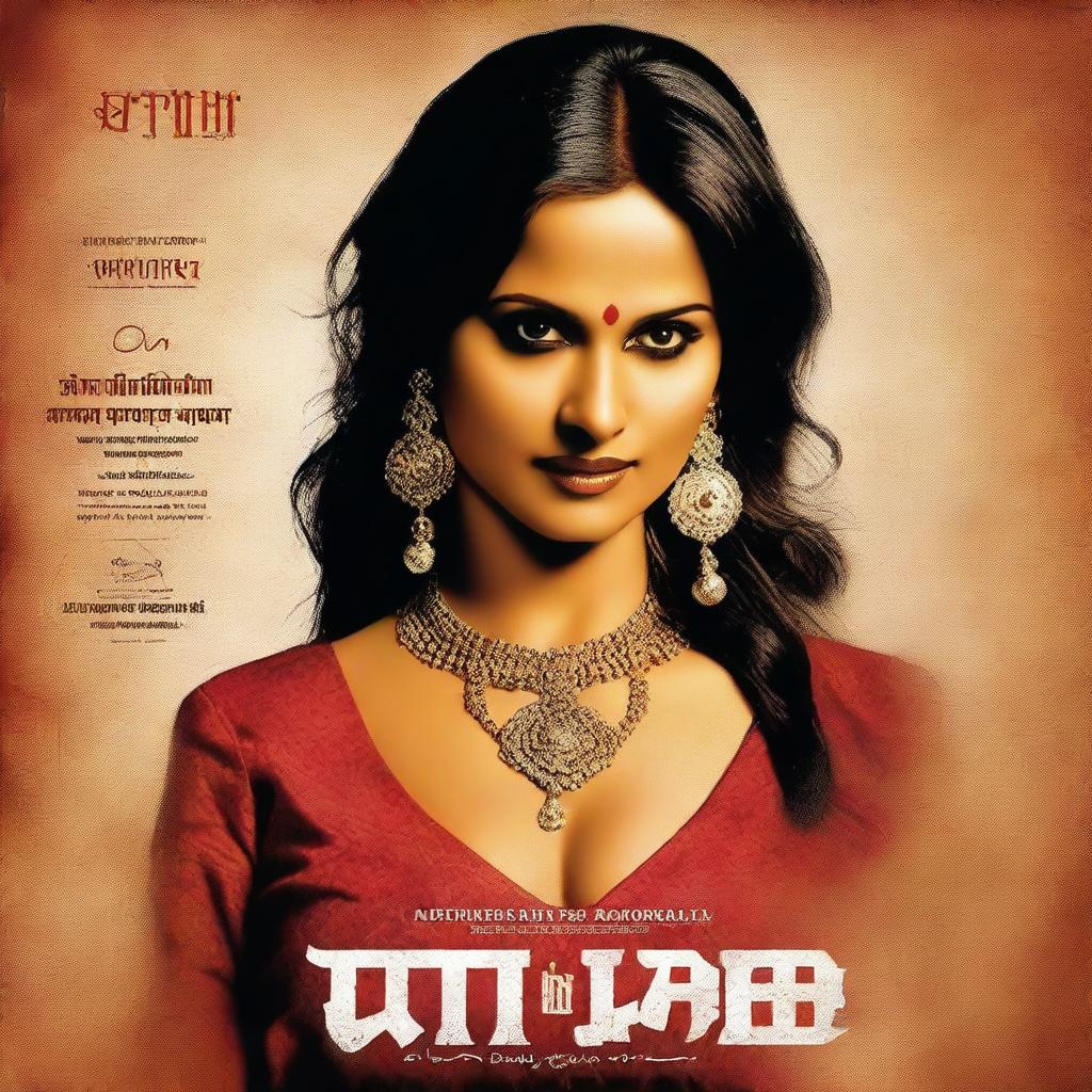 Generate a cinematic poster for a movie about the best Rajasthani lady gangster