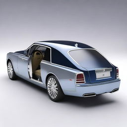 Generate an image of a future, non-existent Rolls Royce model.