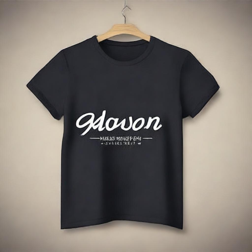 Create a design for a simple, stylish, and casual T-shirt. The design should be trendy and suitable for everyday wear.