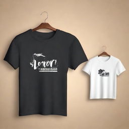 Create a design for a simple, stylish, and casual T-shirt. The design should be trendy and suitable for everyday wear.