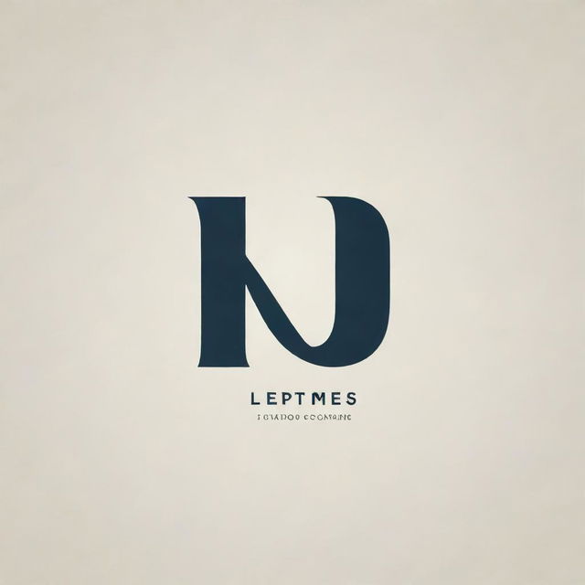 Create a typography logo combining letters 'L' and 'S' in a creative, modern style appropriate for a logo maker company.