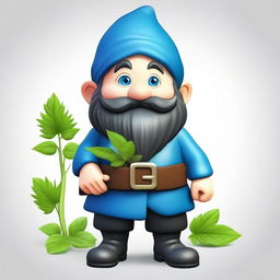 A good-hearted gnome with blue eyes and black hair who has a special knack for herbs.