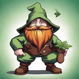 A good-natured gnome character from Dungeons and Dragons who is known for his affinity for marijuana