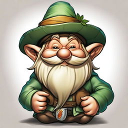 A good-natured gnome character from Dungeons and Dragons who is known for his affinity for marijuana