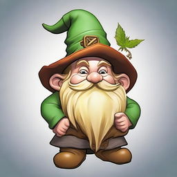 A good-natured gnome character from Dungeons and Dragons who is known for his affinity for marijuana