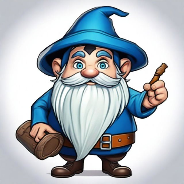 Revise the image of the good-natured gnome character from Dungeons and Dragons