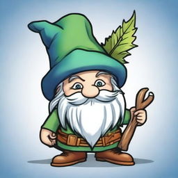 Revise the image of the good-natured gnome character from Dungeons and Dragons