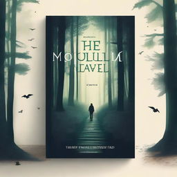 Design a book cover with a mysterious and captivating vibe