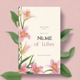 Generate a book cover for a novel titled 'In the Name of Lillies'