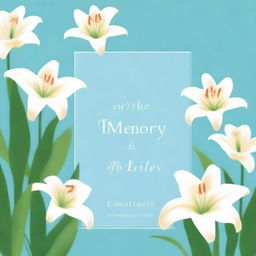 Generate a book cover with the title 'In the Memory of Lilies'