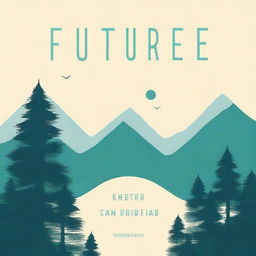 Craft a serene book cover for "Futureproof: Navigating Tomorrow's World"