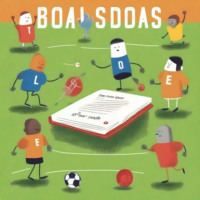 Books playing a game of football