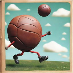 Imagine books playing football without legs