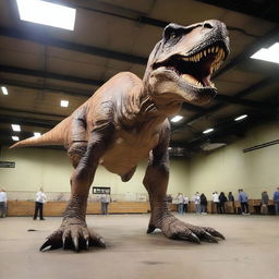 A huge, giant, and terrifying T-Rex