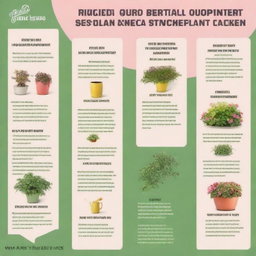 Create a Pinterest pin showcasing a Seasonal Plant Care Checklist