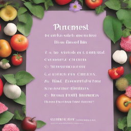 Create a Pinterest pin showcasing a Seasonal Plant Care Checklist