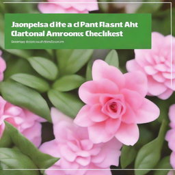 Create a Pinterest pin showcasing a Seasonal Plant Care Checklist