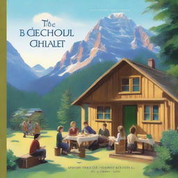 Generate a book cover for 'The School at the Chalet' by Elinor M