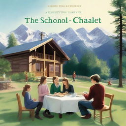 Generate a book cover for 'The School at the Chalet' by Elinor M