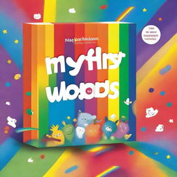 Create a front cover titled 'My First Words' for a box set design