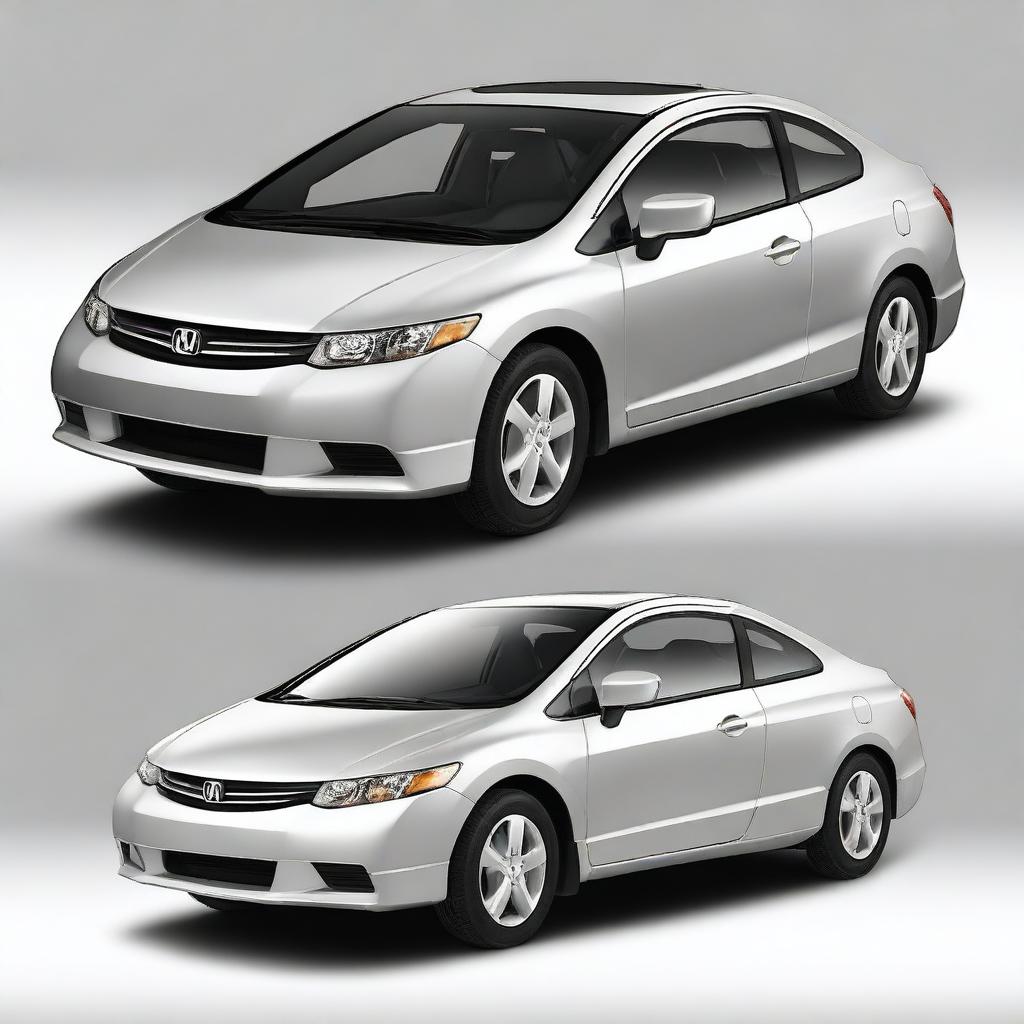 Generate an image of a Honda Civic LX from the year 2009