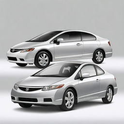 Generate an image of a Honda Civic LX from the year 2009