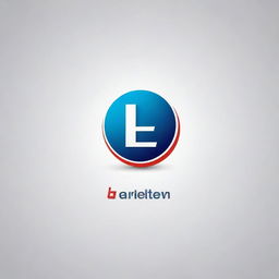 Design a creative logo symbolizing the volume of a sphere using letter 'L'. The logo should be unique, innovative and carry a modern aesthetic.